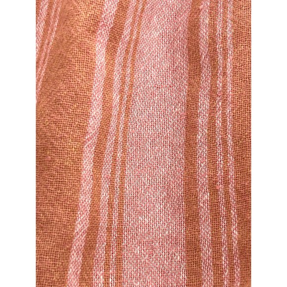 Honey Punch Tank Top S Women’s Pink Orange Striped Tassels Gold Beads Straps - Picture 11 of 12